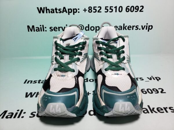 Balenciaga Runner WMNS White Green  772767W3RMU9034