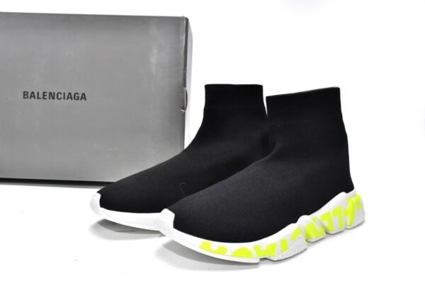 Balenciaga Speed Black(green letter)