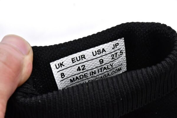 Balenciaga Speed Black(red word)