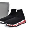 Balenciaga Speed Black(red word)