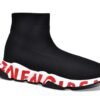 Balenciaga Speed Black(red word)