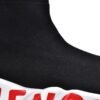 Balenciaga Speed Black(red word)