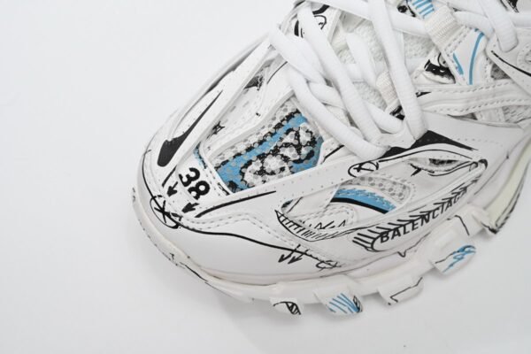 Balenciaga Track. Black Graffiti Art 542436 W3SRA 9014