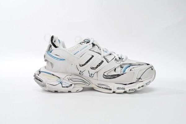 Balenciaga Track. Black Graffiti Art 542436 W3SRA 9014