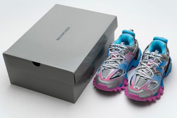 Balenciaga Track.Blue Pink Silver 542436 W1GC1 4051
