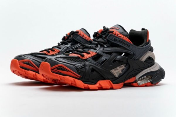 Balenciaga Track 2 Sneaker Dark Grey Orange  570391 W2GN1 2002