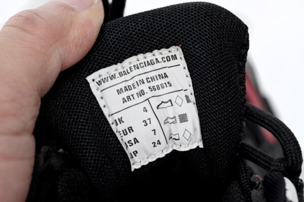 Balenciaga Track 2 Sneaker Military Black White Red 568614 W2GN3 6000