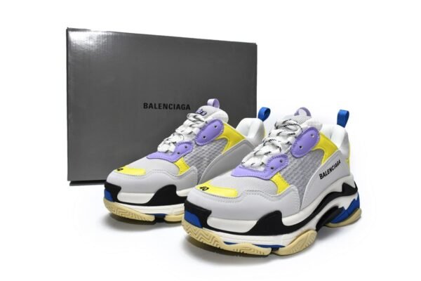 Balenciaga Triple S Black Grey Blue  524039 W09OH 8081