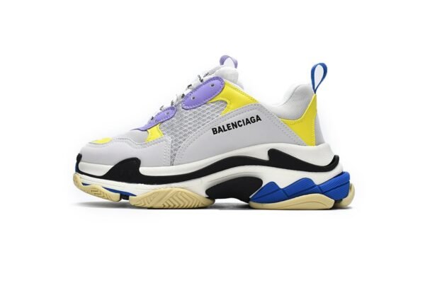 Balenciaga Triple S Black Grey Blue  524039 W09OH 8081