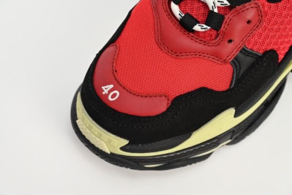 Balenciaga Triple S Black Red Grey 483513 W06E1 1006