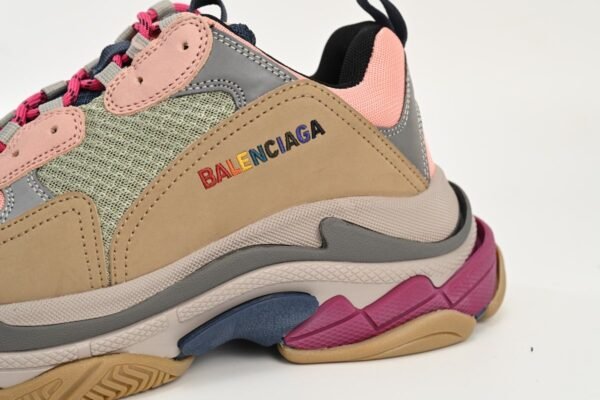 Balenciaga Triple S Grey Pink 490672 W09O5 1036