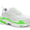 Balenciaga Triple S White Grey Green 524039 W2CA3 5390
