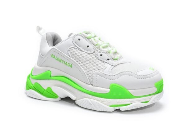 Balenciaga Triple S White Grey Green 524039 W2CA3 5390