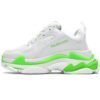 Balenciaga Triple S White Grey Green 524039 W2CA3 5390