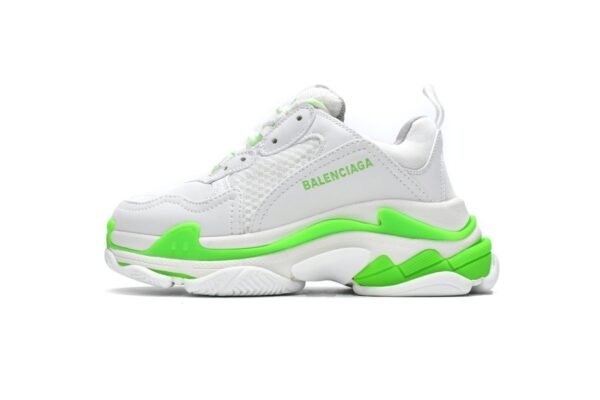 Balenciaga Triple S White Grey Green 524039 W2CA3 5390