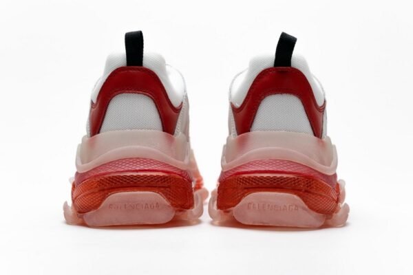 Balenciaga Triple S White Red 544351 W09E1 4552