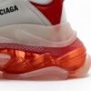 Balenciaga Triple S White Red 544351 W09E1 4552