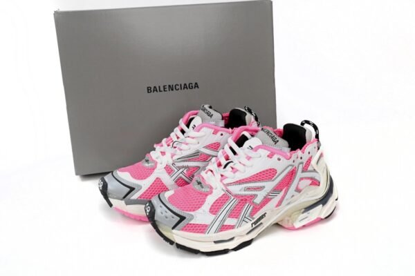 Balenciaga Runner  White Red Powder 677402 W3RBN 9155