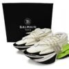 BALMAIN Multikolor Buty sportowe Black white and green YM1VJ309