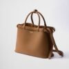 Prada Buckle Medium Leather Double-Belted Handbag