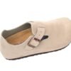 Birkenstock London Suede Leather Taupe 1010503