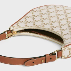 AVA BAG IN TRIOMPHE CANVAS AND CALFSKIN