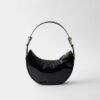 Prada Arqué Naplak Painted Leather Shoulder Bag