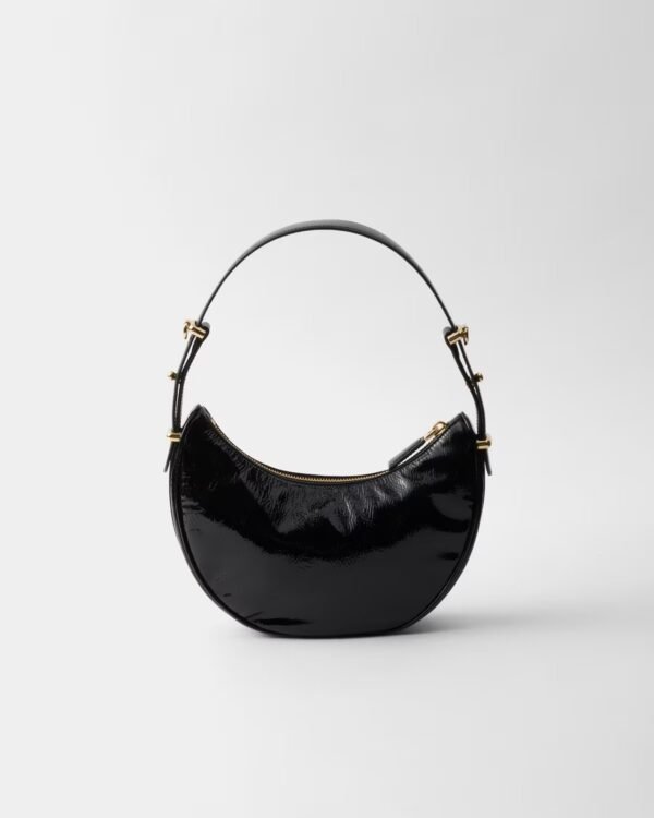 Prada Arqué Naplak Painted Leather Shoulder Bag