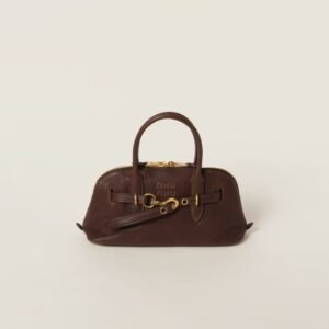 Aventure Nappa Large Leather Handbag Shrubby Oak Color