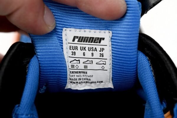 Balenciaga Runner Blue Yellow Black 677402 W3RB2 1120