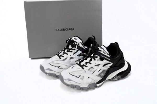 Balenciaga Track 2 Sneaker Black And White 568614 W2GN3 1090