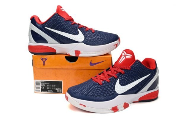 Nike Kobe 6 Protro White Blue Red  436311-003