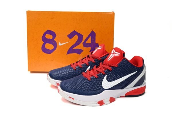 Nike Kobe 6 Protro White Blue Red  436311-003