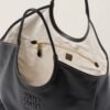 IVY Leather Handbag Black