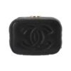 CHANEL 23P LIPSTICK BOX WITH CHAIN BLACK