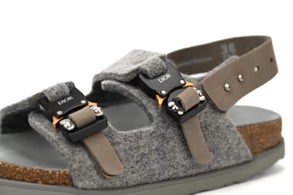 Dior by Birkenstock Milano Sandal Grey 3SA117ZSF_H800