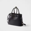 Prada Buckle Small Leather Band Handbag