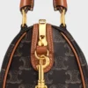 SMALL BOSTON IN TRIOMPHE CANVAS AND CALFSKIN