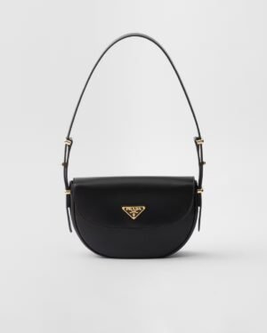e89c21458e5093789430d856f29a8160.jpg Prada Arqué flip leather shoulder bag