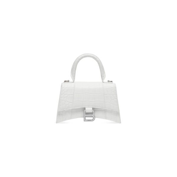 HOURGLASS plus small crocodile embossed handbag