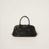 Aventure Nappa Large Leather Handbag Black