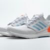 Adidas Ultra Boost  20 White Sharp Blue True Orange EG0768
