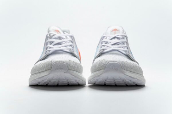 Adidas Ultra Boost  20 White Sharp Blue True Orange EG0768