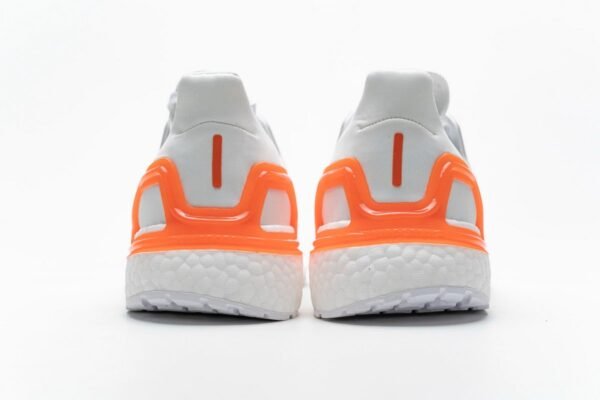 Adidas Ultra Boost  20 White Sharp Blue True Orange EG0768