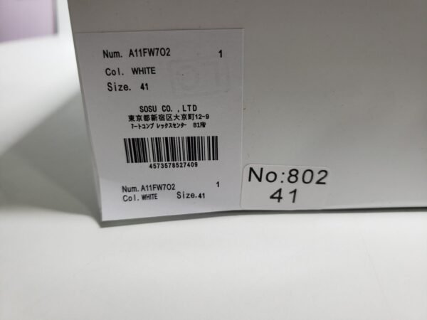 MIHARA YASUHIRO OG Sole White NO.802