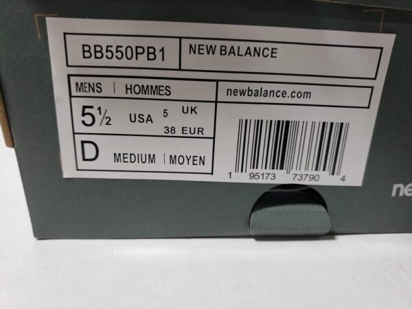 New Balance 550 White Grey BB550PB/BB550PB1