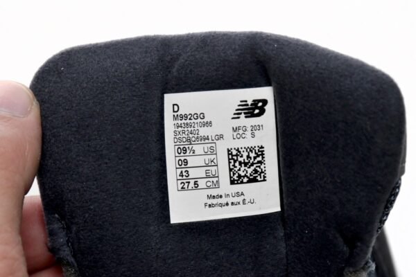 New Balance 992 Navy Grey M992GG