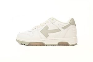 OFF-WHITE Out Of Office "OOO" Low Tops White Grey 2021 OMIA189F21LEA0010161
