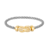 [Eternal Jewelry]CHANCE LARGE 8 FIGURE BUCKLE HALF DIAMOND BRACELET GOLD