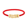[Eternal Jewelry]CHANCE LARGE 8 FIGURE BUCKLE HALF DIAMOND BRACELET GOLD
